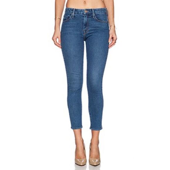 Mother x Candice Swanepoel High Waist Looker Crop - Picture 1 of 13